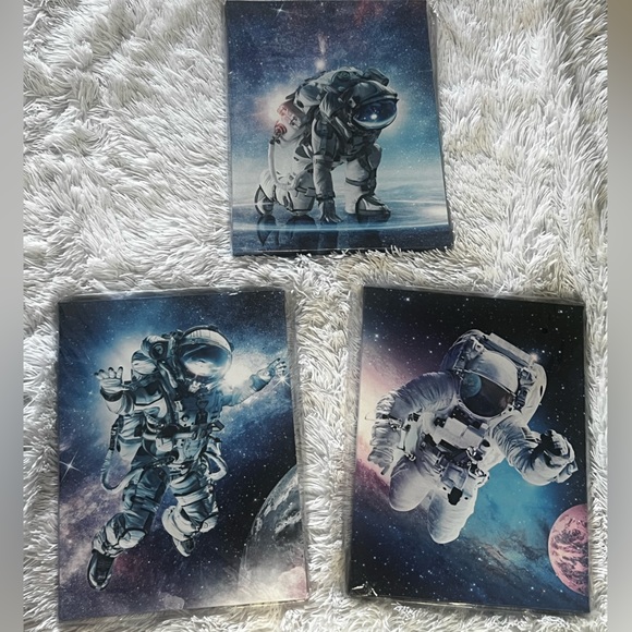 Set Of 3 Astronaut Canva - Picture 2 of 5
